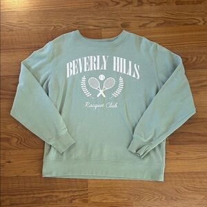 Beverly Hills Racquet Club Sage Green Sweatshirt